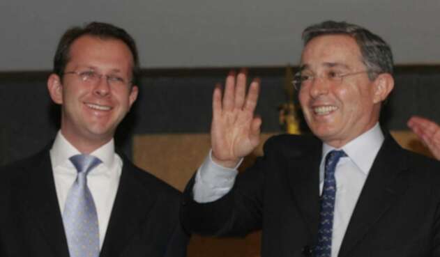Andrés Felipe Arias y Álvaro Uribe Andrés Felipe Arias y Álvaro Uribe