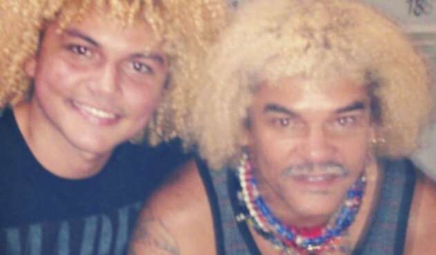 'El Pibe' Valderrama y su hijo Carlos Alberto Valderrama Ruge 'El Pibe' Valderrama y su hijo Carlos Alberto Valderrama Ruge