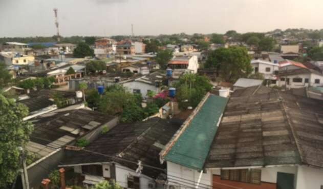 Población de El Bagre, en el Bajo Cauca.