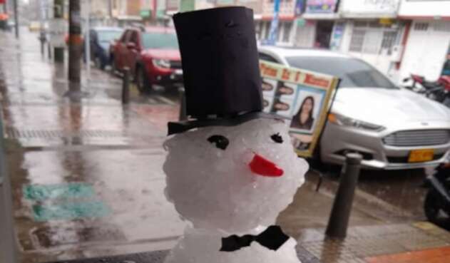 Granizada en Bogotá