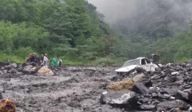Emergencia en Muzo (Boyacá) por creciente súbita