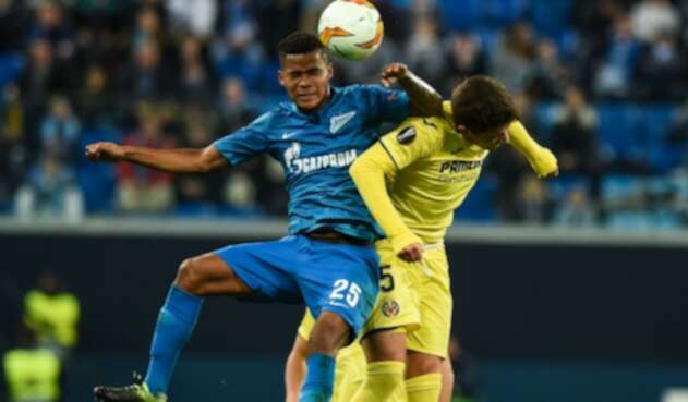 Wilmar Barrios con el Zenit de San Petersburg Wilmar Barrios con el Zenit de San Petersburg