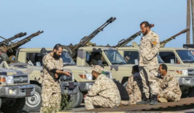 COMBATES LIBIA Fuerzas de Haftar