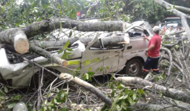 Accidente en la vía Sardinata-Cúcuta Accidente en la vía Sardinata-Cúcuta