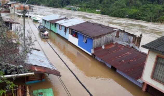 Más de 7 mil afectados por inundaciones en el municipio de Barbacoas