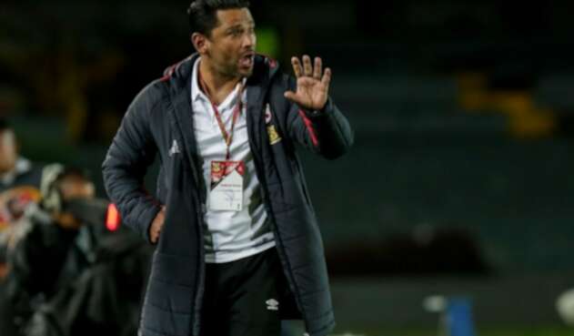 Gerardo Bedoya, técnico de Santa Fe. Gerardo Bedoya, técnico de Santa Fe.