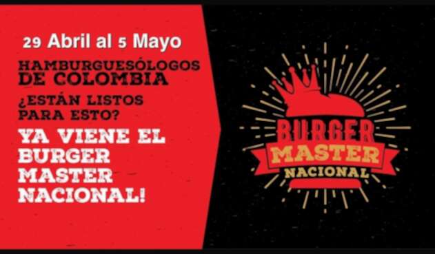 Imagen oficial del evento Burger Master