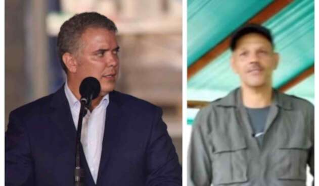 Iván Duque y alias El Paisa Iván Duque y alias El Paisa