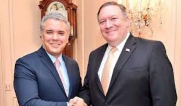 Presidente Duque y Secretario de Estado de Estados Unidos Pompeo