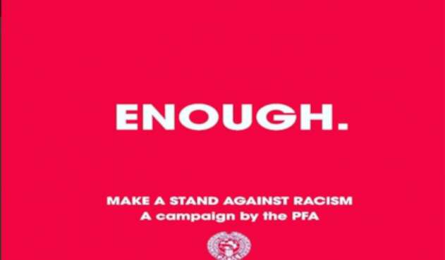 #Enough lema contra el racismo