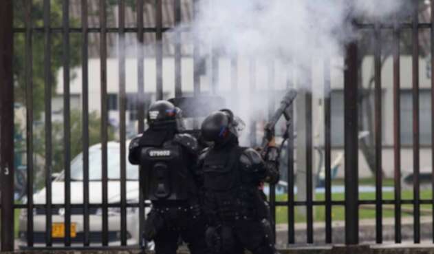 Esmad en la Nacional Esmad en la Nacional