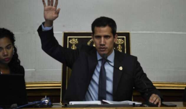Juan Guaidó, presidente interino de Venezuela. Juan Guaidó, presidente interino de Venezuela.