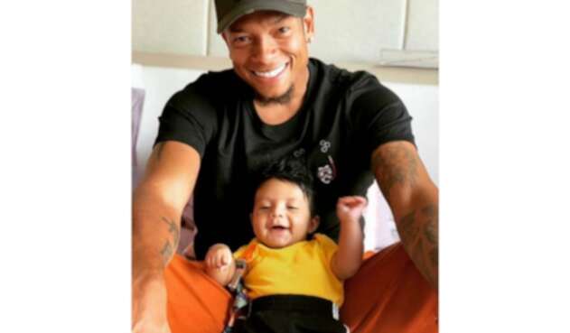 Fredy Guarín y su hijo Jacobo Fredy Guarín y su hijo Jacobo