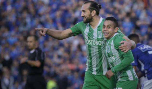 Hernán Barcos, jugador de Atlético Nacional Hernán Barcos, jugador de Atlético Nacional