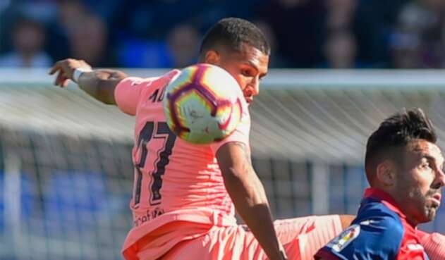 Jeison Murillo, titular con el Barcelona frente al Huesca