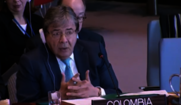 Canciller Carlos Holmes Trujillo García