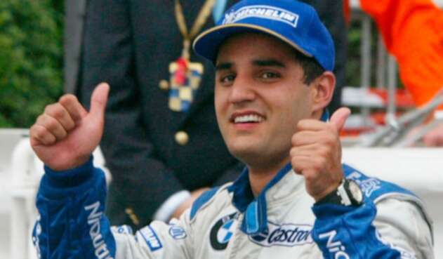 Juan Pablo Montoya cuando ganó el Gran Premio de Mónaco con la escudería Williams.