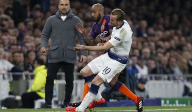 Kane en el momento justo de su lesión Kane en el momento justo de su lesión