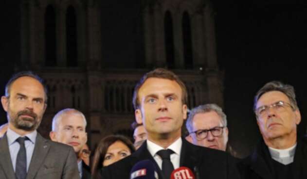 Emmanuel Macron, presidente de Francia. Emmanuel Macron, presidente de Francia.