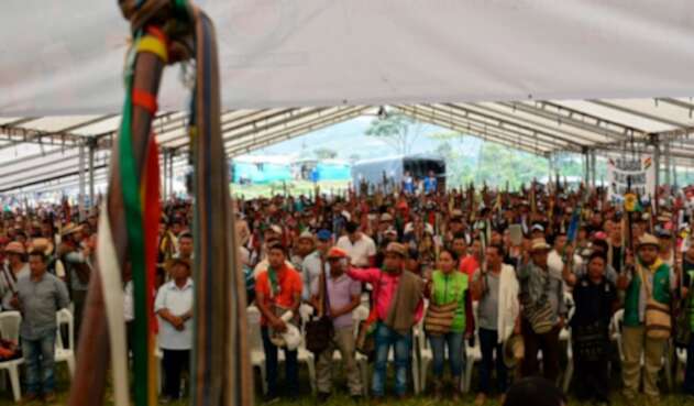 Comunidades indígenas concentradas en el departamento del Cauca