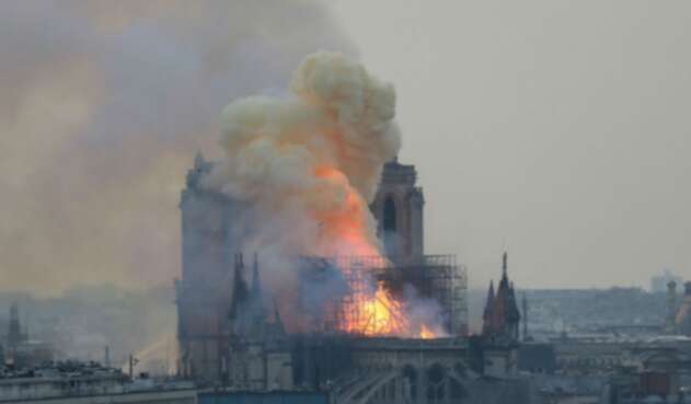 Incendio en Catedral Notre Dame