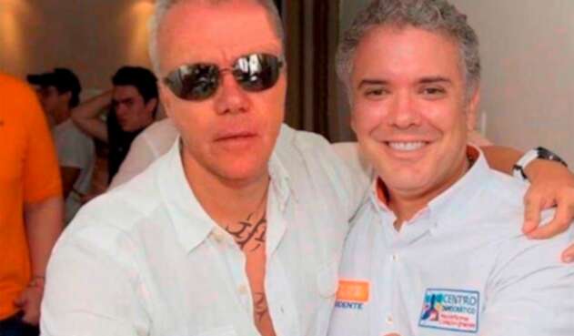 Fotomontaje de Jhon Jairo Velásquez, alias Popeye, con el presidente Iván Duque Fotomontaje de Jhon Jairo Velásquez, alias Popeye, con el presidente Iván Duque
