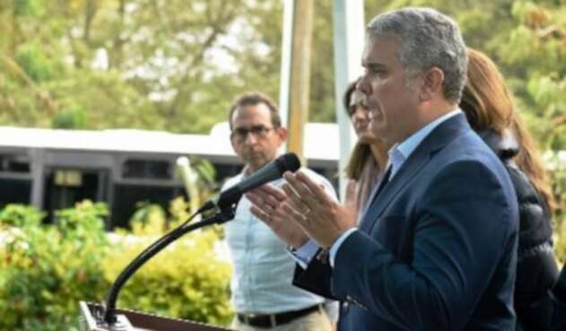 El presidente Iván Duque anunció beneficios económicos a comerciantes afectados por bloqueos