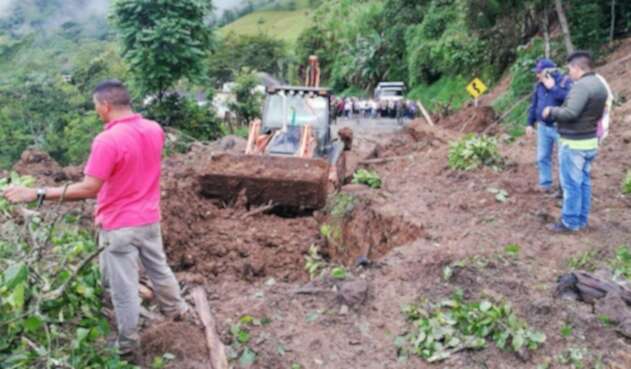 Deslizamiento en Rosas, Cauca Deslizamiento en Rosas, Cauca