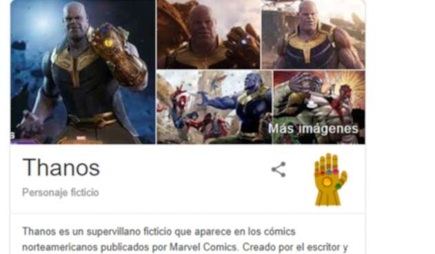 El personaje causó furor en Google