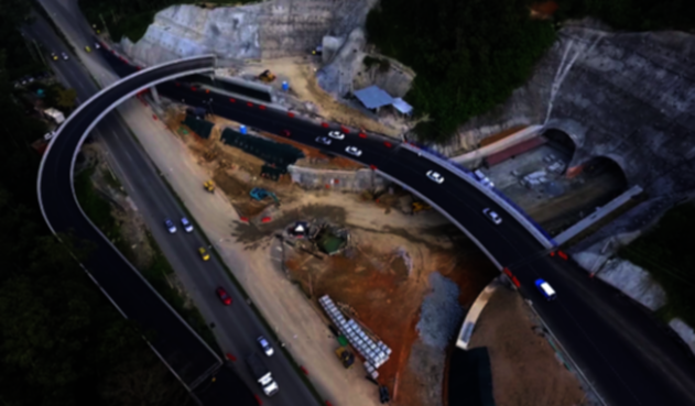Suspenden la inauguración del Túnel de Oriente en Antioquia por filtraciones en la obra