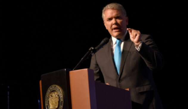 Presidente Iván Duque en Bogotá Presidente Iván Duque en Bogotá