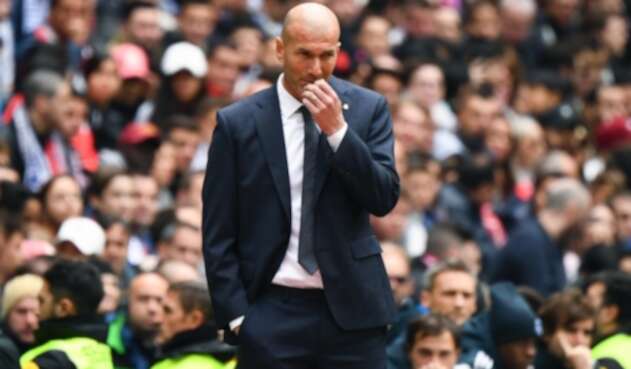 Zinedine Zidane, técnico del Real Madrid
