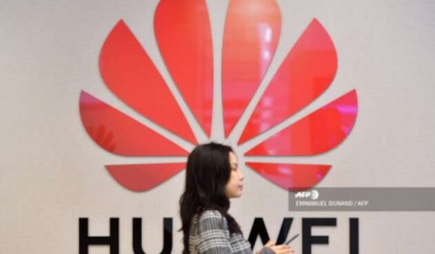 Una tienda Huawei