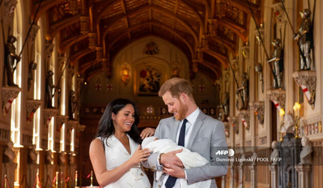Meghan Markle y el príncipe Harry presentan a su primer hijo