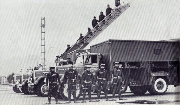 124 años el cuerpo de Bomberos de Bogotá
