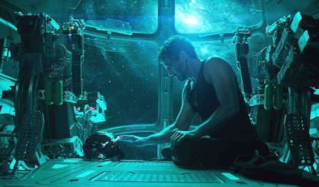 Robert Downey Jr. como Iron Man (Tony Stark) en Avengers: Endgame