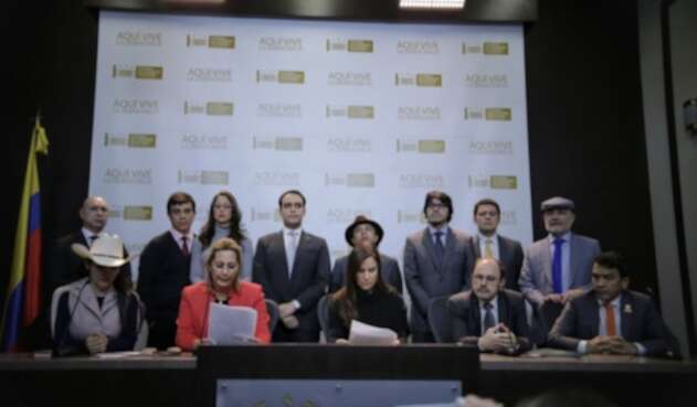 Esta es la bancada de congresistas de los Llanos Orientales junto a la gobernadora del Meta.
