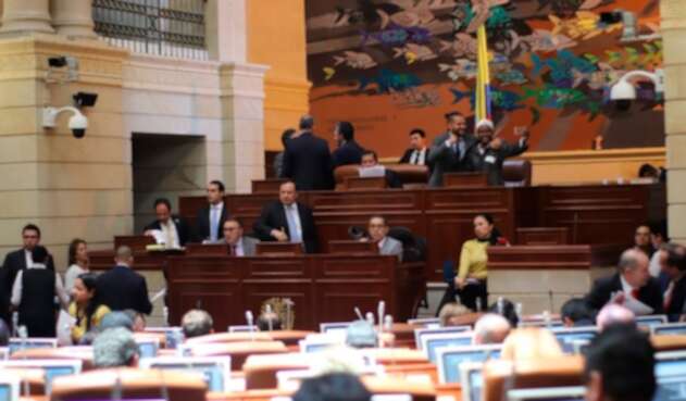 La Cámara de Representantes, durante el debate del Plan de Desarrollo