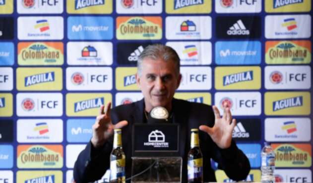 Carlos Queiroz, director técnico de la Selección Colombia
