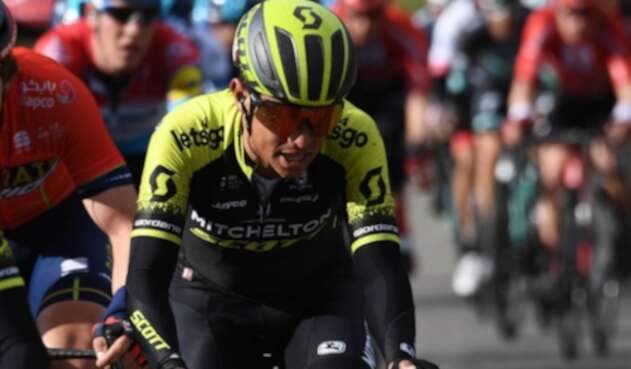 Esteban Chaves, en la etapa 19 del Giro de Italia