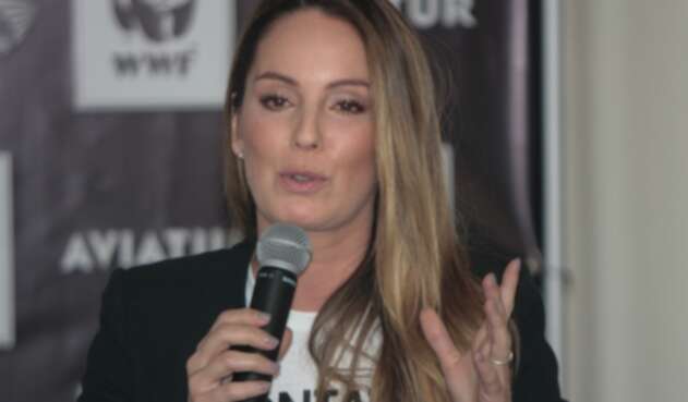 Claudia Bahamón, presentadora y modelo colombiana
