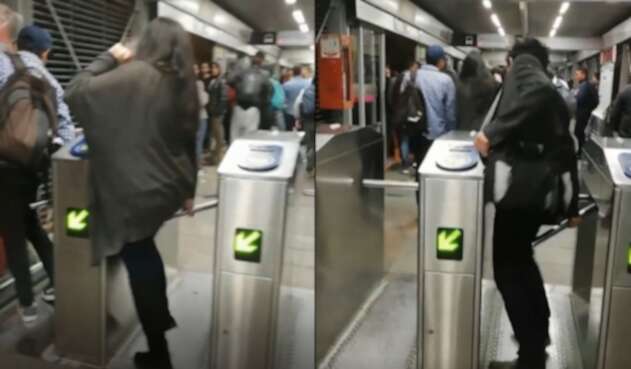Colados en Transmilenio