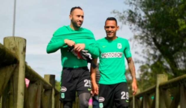 David Ospina, entrenando con Atlético Nacional