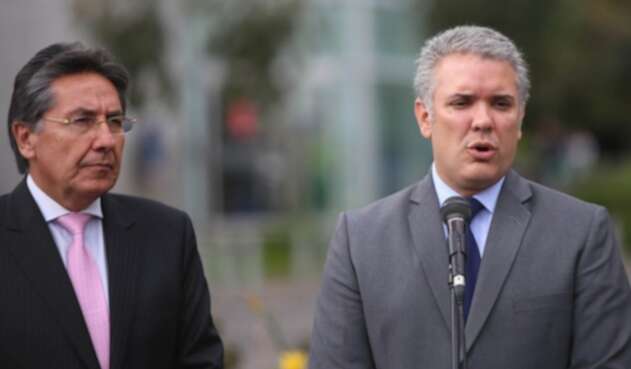 Iván Duque y Néstor Humberto Martínez Iván Duque y Néstor Humberto Martínez