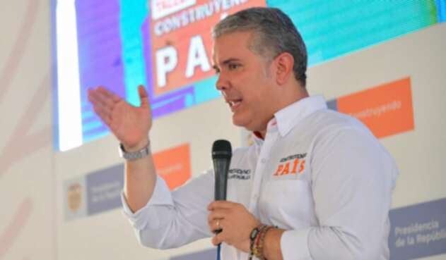 El presidente Iván Duque El presidente Iván Duque