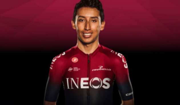 Egan Bernal, ciclista colombiano al servicio de Team Ineos Egan Bernal, ciclista colombiano al servicio de Team Ineos