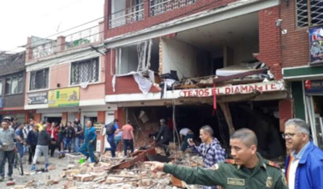 Explosión en Bogotá