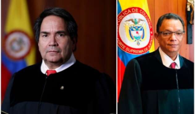 Eyder Patiño y Álvaro García, magistrados de la Corte Suprema