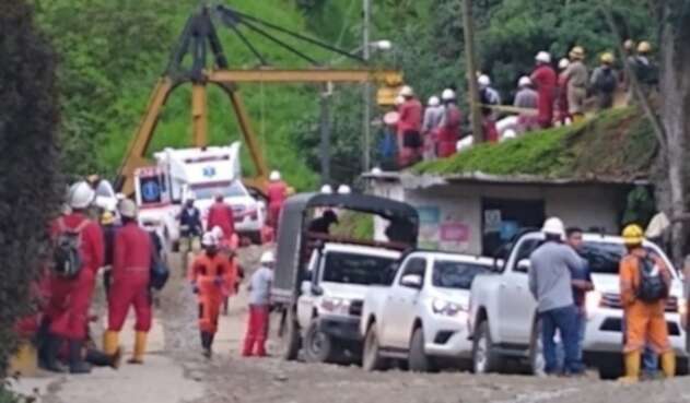 Mina La Providencia en Remedios, Antioquia.