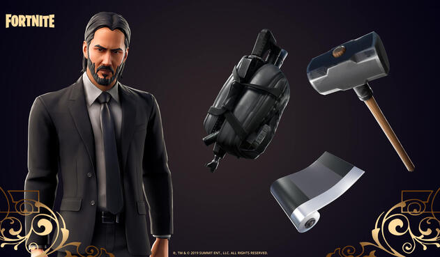 Jhon Wick y los premios que habrá en Fortnite